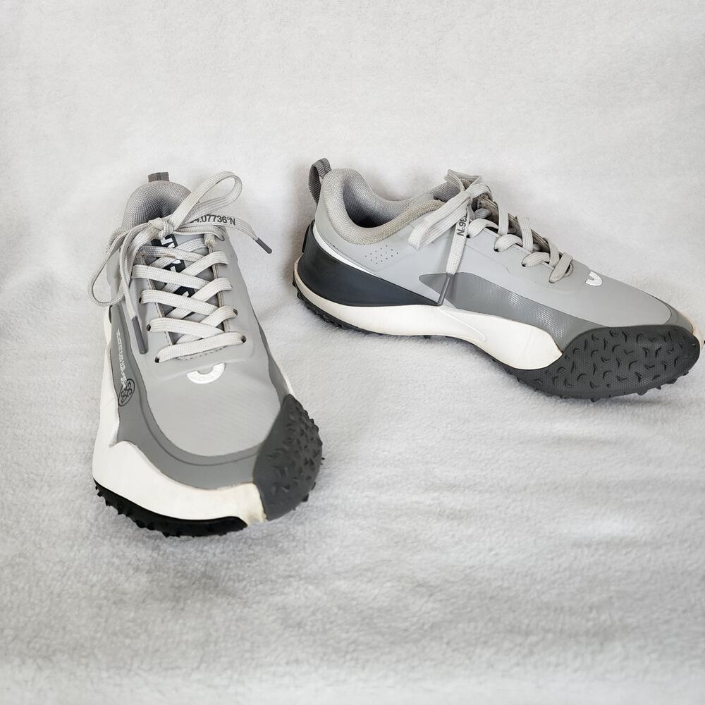G/Fore G/18 Men's Golf Shoes Size 10 Waterproof Cushioned Nimbus Charcoal Gray